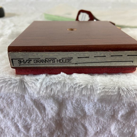 Granny Nanny's Quilting Gadgets Packet of 1 Rubber Stamp Quilting from 1991 New - Picture 5 of 5